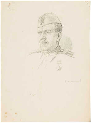 Добровольский Виктор Николаевич. Портрет Героя Советского Союза Константинова